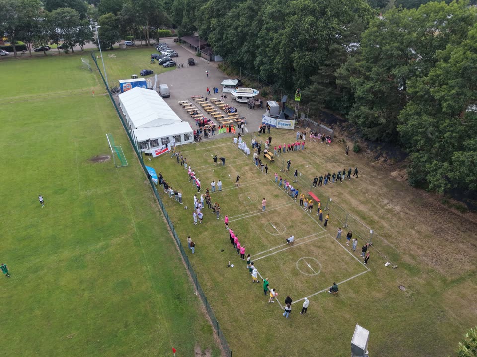 Turnierbetrieb auf dem Spielfeld