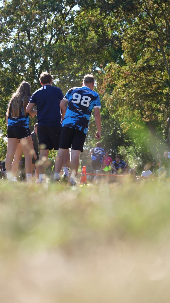 Teams beim Staffellauf